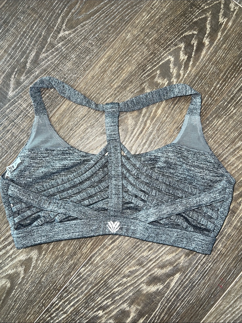 Forever 21 Heather Gray Seamless Racerback Sports Bra